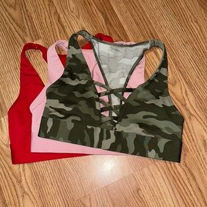 Crisscross Victoria’s Secret sports bras